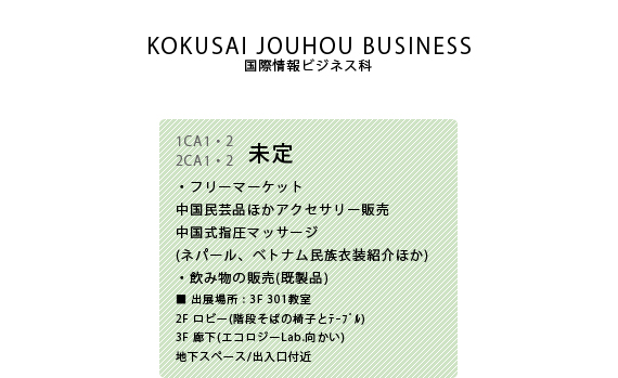 国際情報ビジネス科