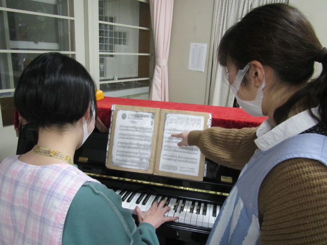 ピアノ演奏の指導